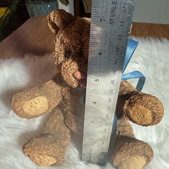 Vintage Brown Teddy Bear Figurine Set - Picture 10 of 15